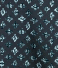 Cremieux Premium Denim Dark Geometric Print Stretch Long Sleeve Woven Shirt