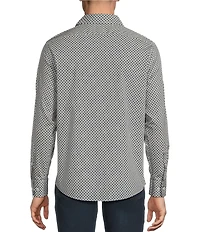 Cremieux Premium Denim Diamond Geo Long Sleeve Woven Shirt