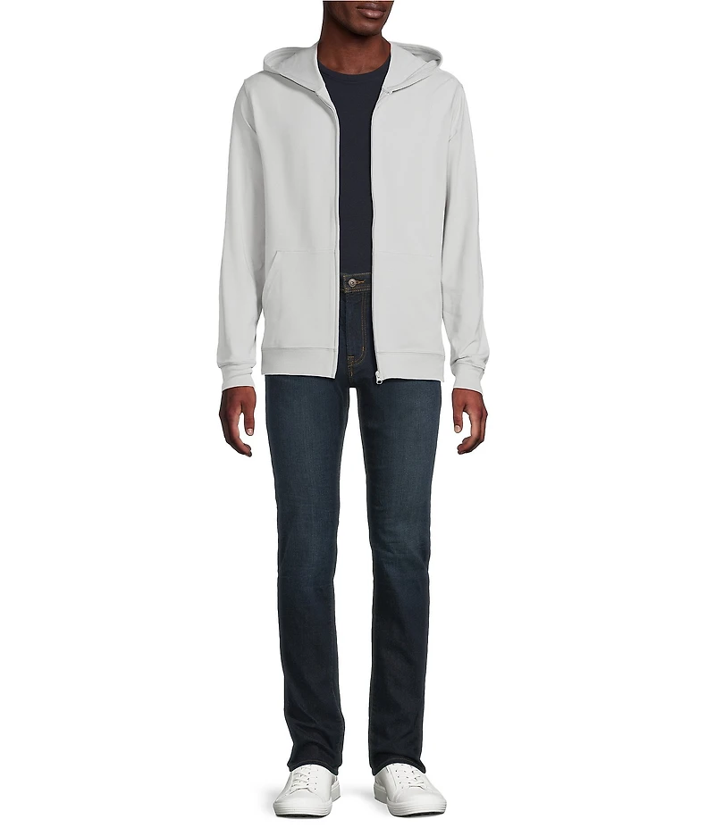 Cremieux Premium Denim Full-Zip Hoodie Jacket