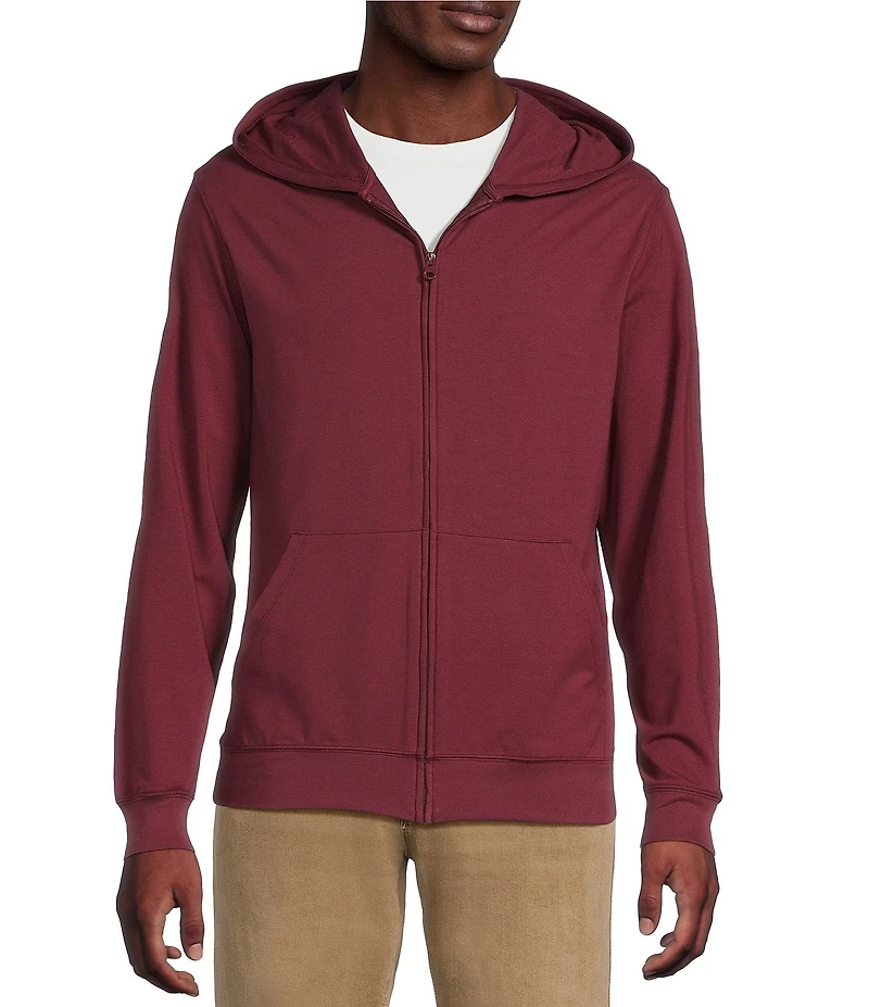 Cremieux Premium Denim Full-Zip Hoodie Jacket