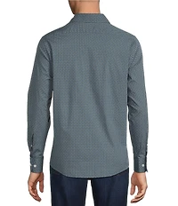 Cremieux Premium Denim Geometric Long Sleeve Woven Shirt