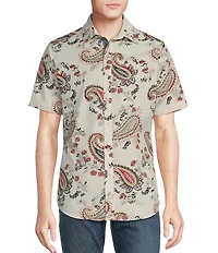 Cremieux Premium Denim Large Multi Paisley Stretch Woven Shirt