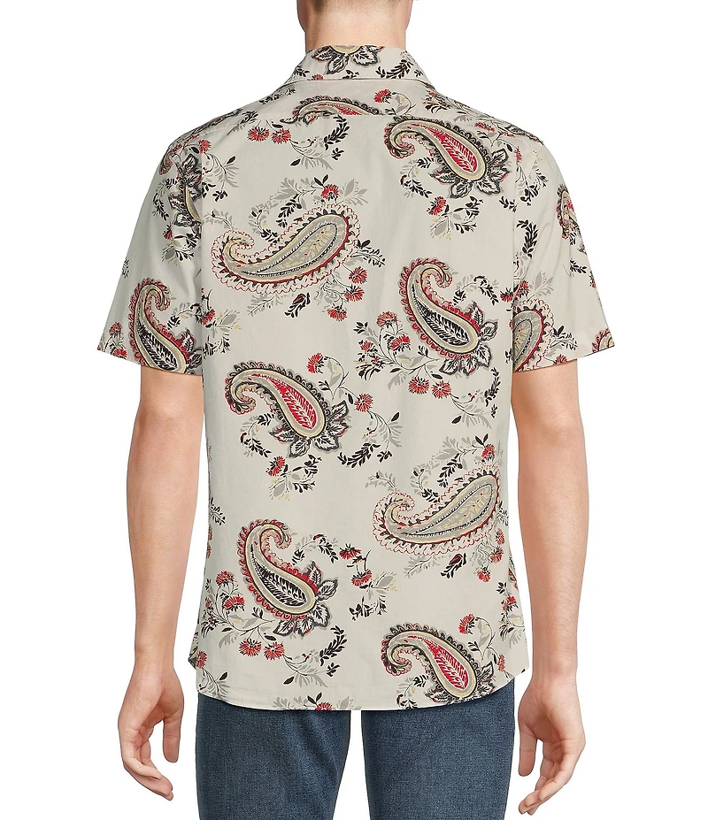 Cremieux Premium Denim Large Multi Paisley Stretch Woven Shirt