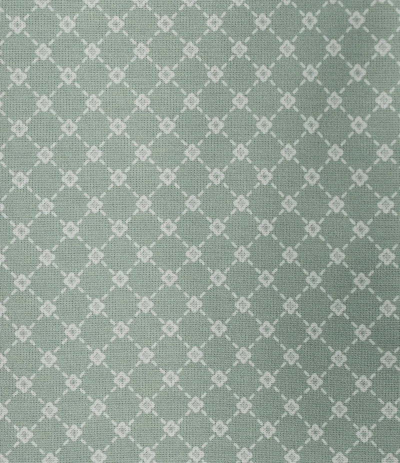 Cremieux Premium Denim Lattice Print Stretch Short Sleeve Woven Shirt