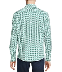 Cremieux Premium Denim Multi Geometric Long Sleeve Woven Shirt
