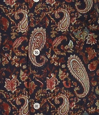 Cremieux Premium Denim Paisley Long Sleeve Woven Shirt