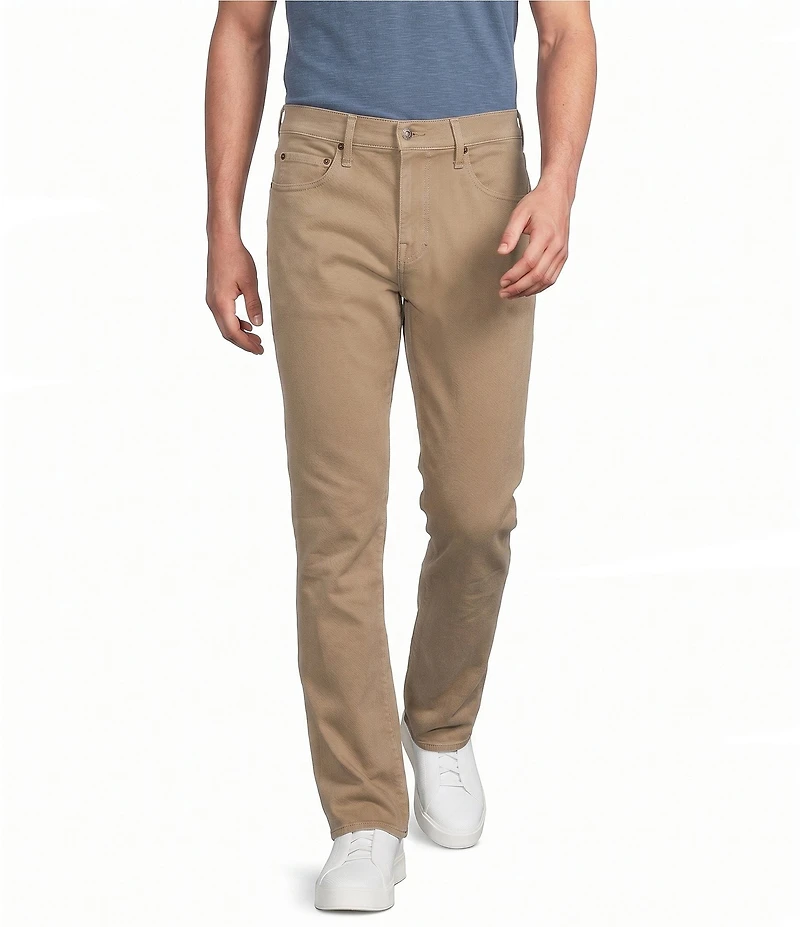Cremieux Premium Denim Relaxed Straight Fit Luxe Twill Stretch Jeans