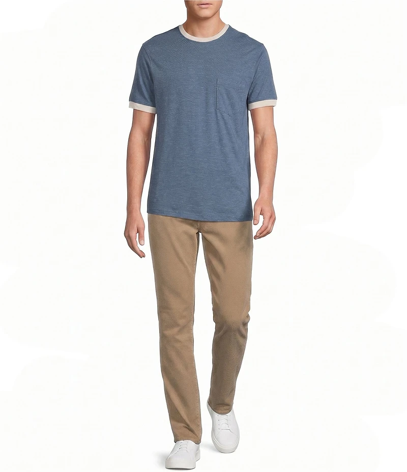 Cremieux Premium Denim Relaxed Straight Fit Luxe Twill Stretch Jeans