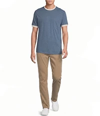 Cremieux Premium Denim Relaxed Straight Fit Luxe Twill Stretch Jeans