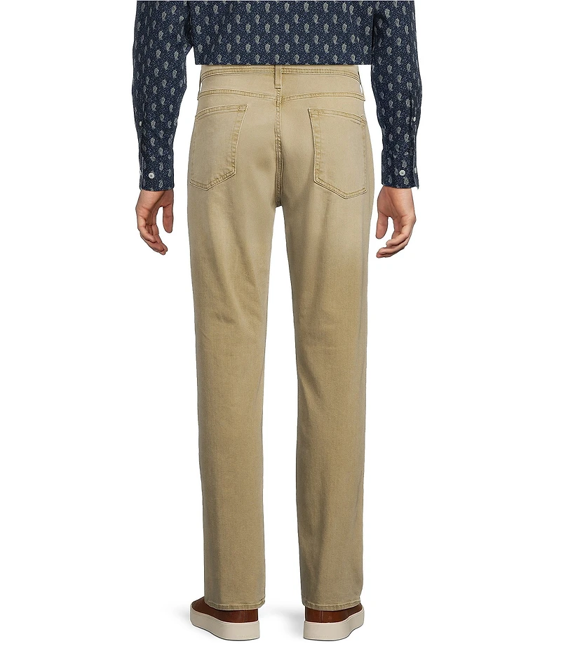 Cremieux Premium Denim Relaxed Straight Khaki Stretch Jeans
