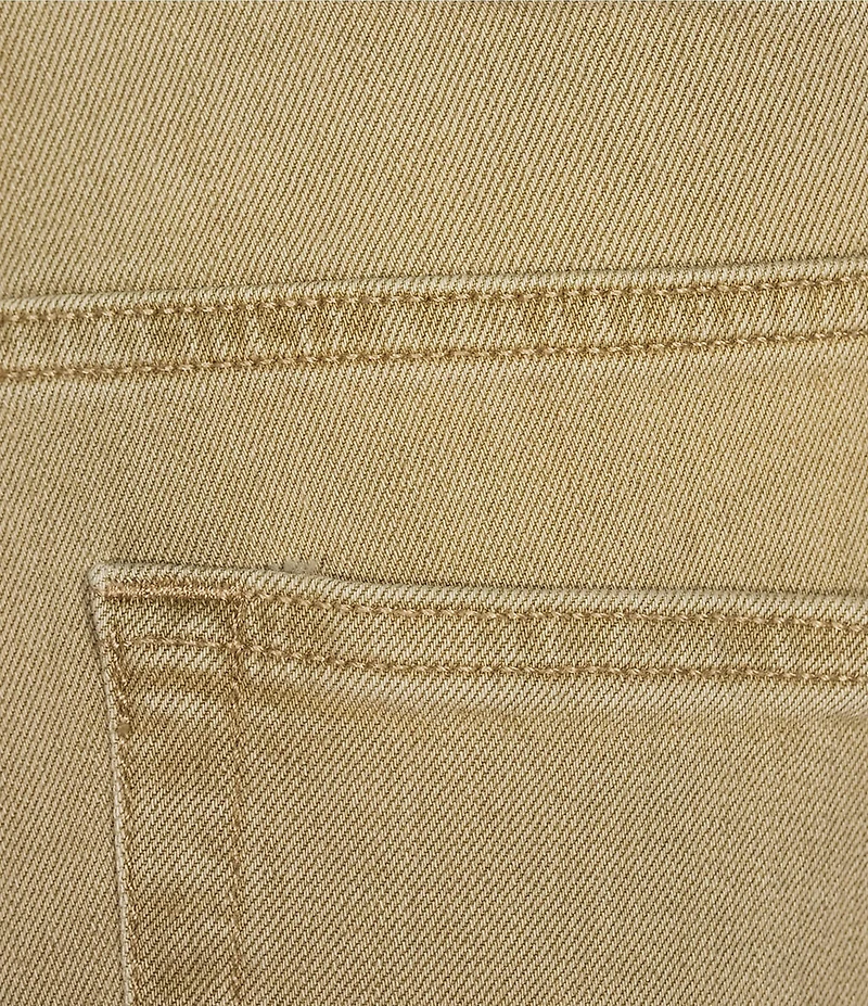 Cremieux Premium Denim Relaxed Straight Khaki Stretch Jeans