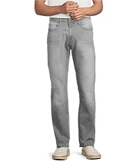 Cremieux Premium Denim Relaxed Straight Solid Stretch Jeans