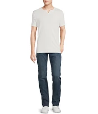 Cremieux Premium Denim Side Stripe Detail Short Sleeve T-Shirt