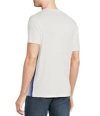 Cremieux Premium Denim Side Stripe Detail Short Sleeve T-Shirt