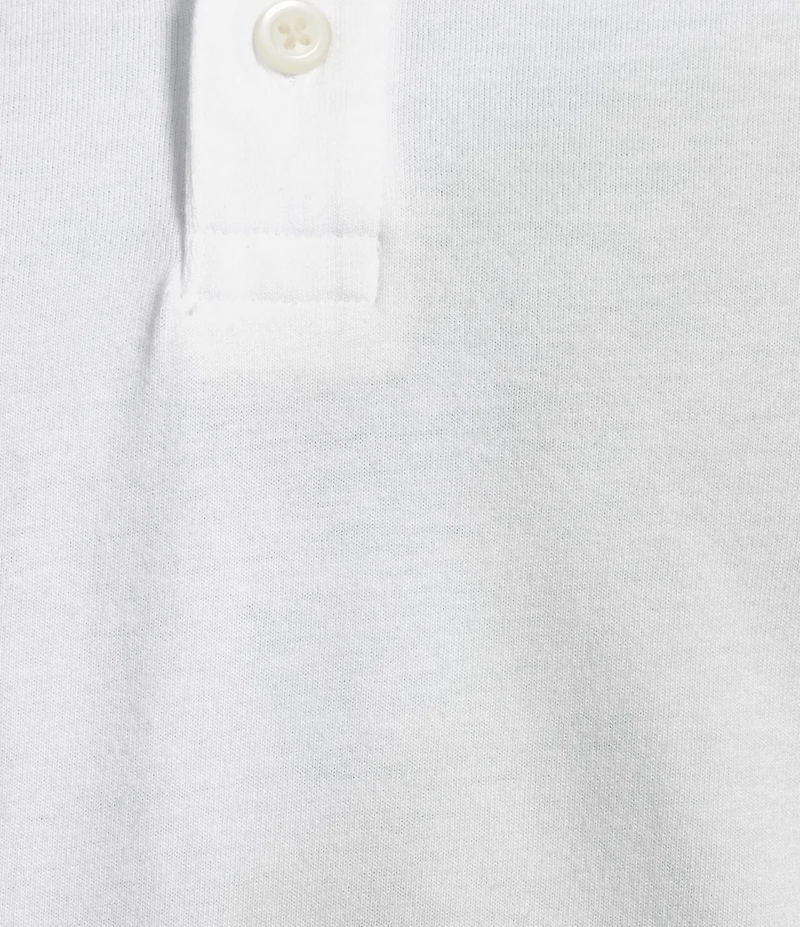 Cremieux Premium Denim Solid Short Sleeve Henley Shirt