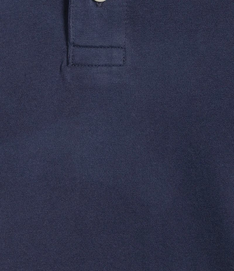 Cremieux Premium Denim Solid Short Sleeve Henley Shirt