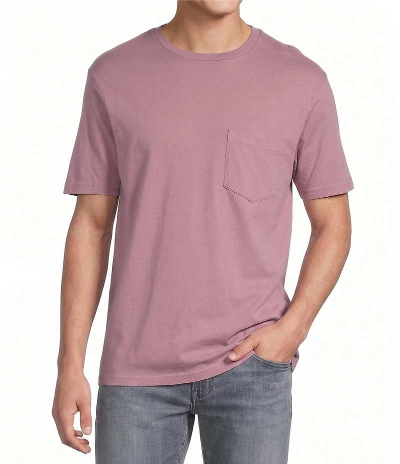 Cremieux Premium Denim Solid Short Sleeve Pocket T-Shirt