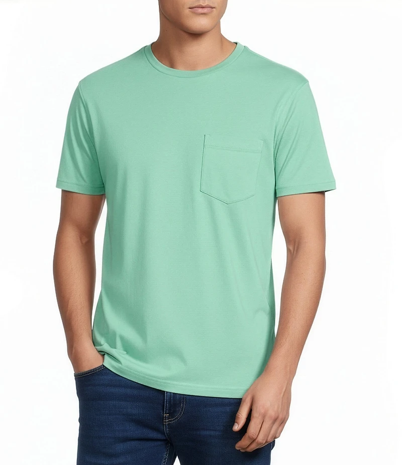 Cremieux Premium Denim Solid Short Sleeve Pocket T-Shirt