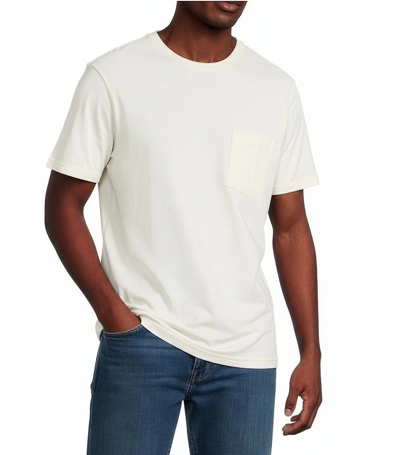 Cremieux Premium Denim Solid Short Sleeve Pocket T-Shirt