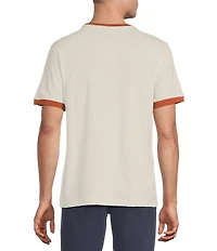 Cremieux Premium Denim Solid Short Sleeve Ringer T-Shirt