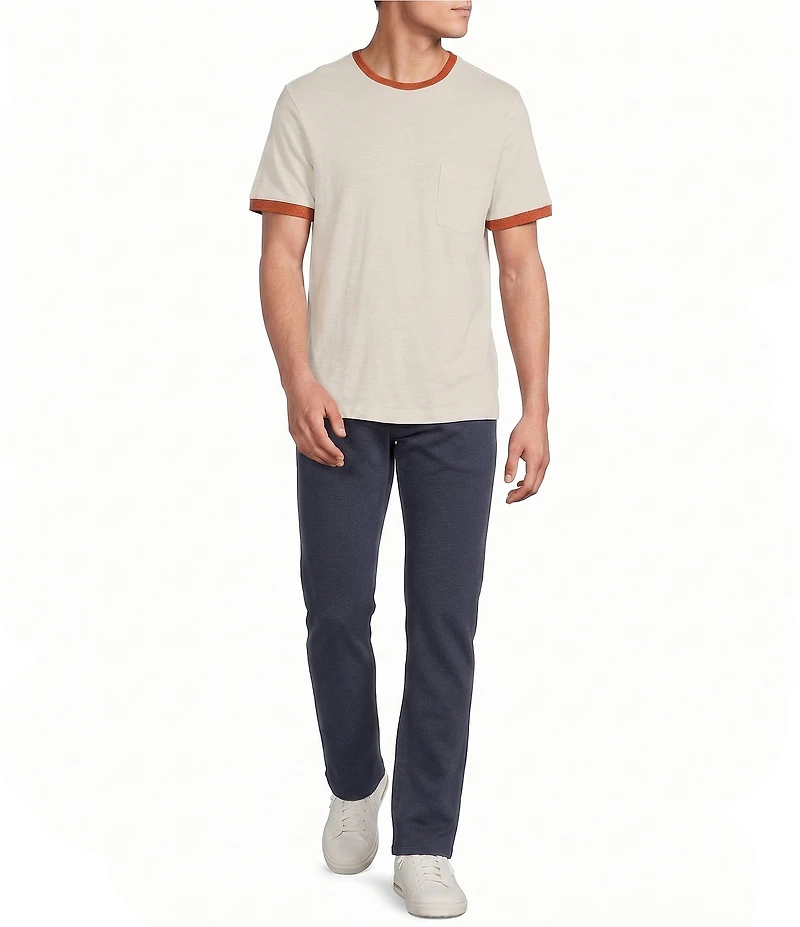Cremieux Premium Denim Solid Short Sleeve Ringer T-Shirt