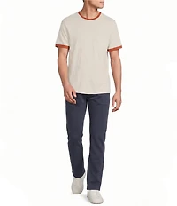 Cremieux Premium Denim Solid Short Sleeve Ringer T-Shirt