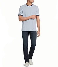 Cremieux Premium Denim Solid Short Sleeve Ringer T-Shirt