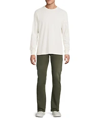 Cremieux Premium Denim Straight Fit Olive Stretch Jeans