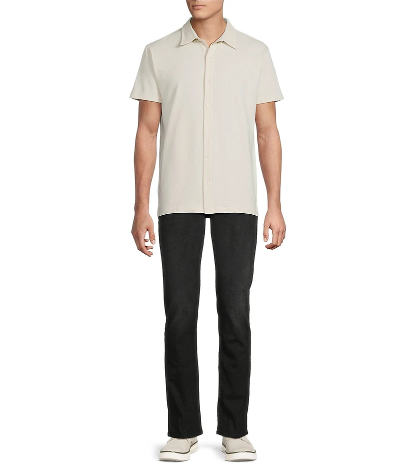 Cremieux Premium Denim Straight Fit Solid Stretch Jeans