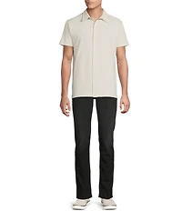 Cremieux Premium Denim Straight Fit Solid Stretch Jeans