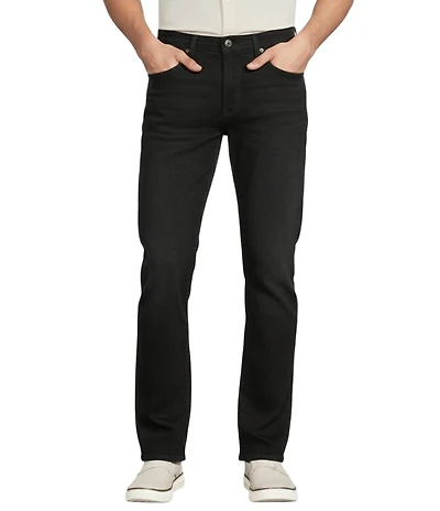 Cremieux Premium Denim Straight Fit Solid Stretch Jeans