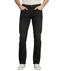 Cremieux Premium Denim Straight Fit Solid Stretch Jeans