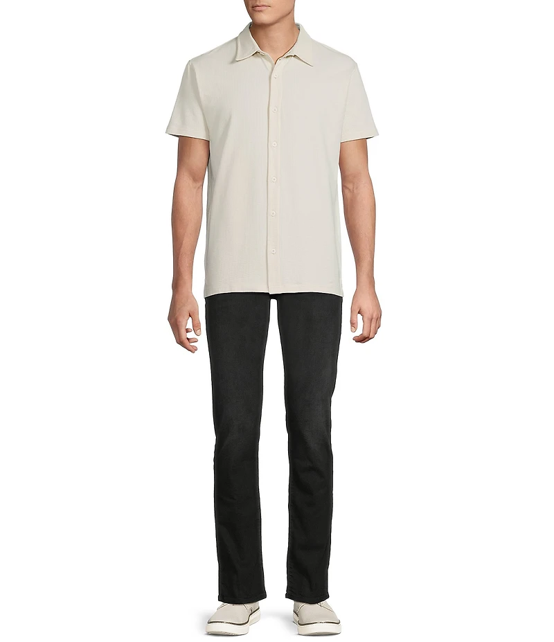 Cremieux Premium Denim Straight Fit Solid Stretch Jeans