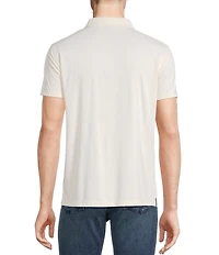 Cremieux Premium Denim Stripe Detailed Coat Front Knit Shirt