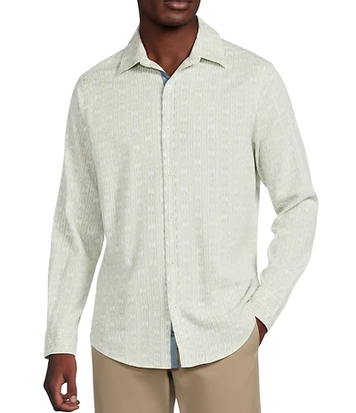 Cremieux Premium Denim Western Stripe Stretch Long Sleeve Woven Shirt