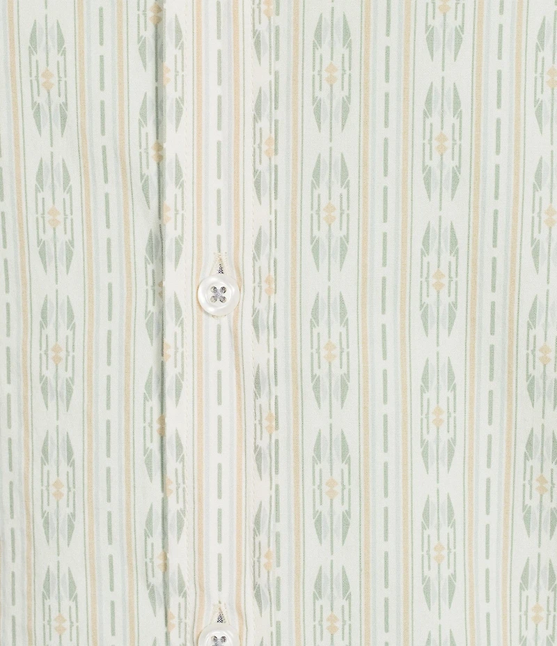 Cremieux Premium Denim Western Stripe Stretch Long Sleeve Woven Shirt