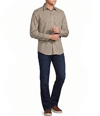 Cremieux Premium Geo Print Long Sleeve Woven Shirt