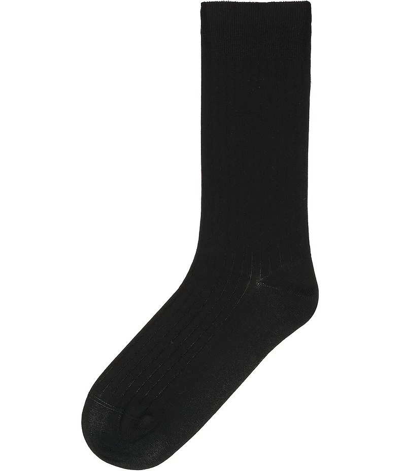 Cremieux Rib Crew Cotton Blend Dress Socks
