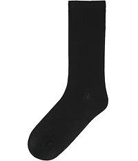 Cremieux Rib Crew Cotton Blend Dress Socks