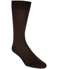 Cremieux Rib Crew Cotton Blend Dress Socks