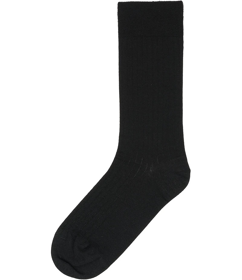 Cremieux Rib Crew Firm Cuff Dress Socks