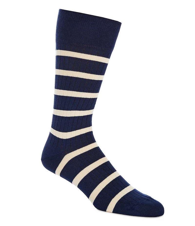 Cremieux Ribbed Stripe Socks