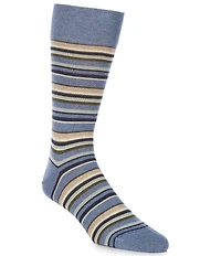 Cremieux Rochefort Stripe Crew Dress Socks