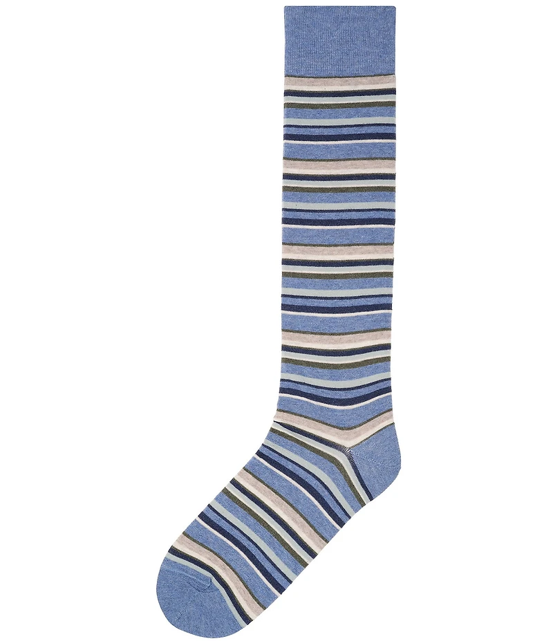 Cremieux Rochefort Stripe Over-The-Calf Dress Socks