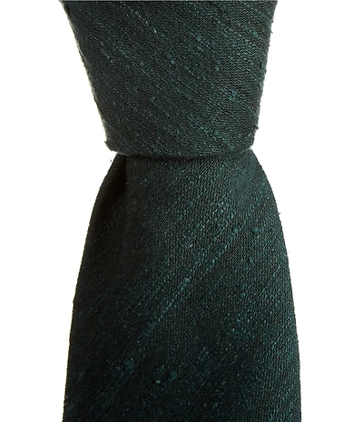 Cremieux Shantung 3 1/8#double; Solid Silk Tie