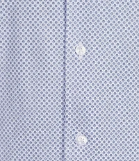 Cremieux Signature Label Geometric Tile Print Short Sleeve Coat Front Shirt