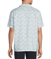Cremieux Signature Label Paisley Print Short Sleeve Woven Camp Shirt