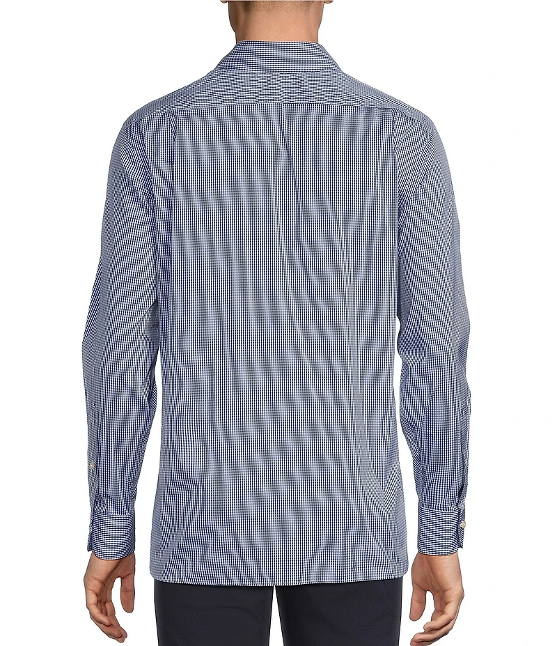 Cremieux Signature Label The ETA Long Sleeve Hidden Button Down Collar Gingham Woven Shirt