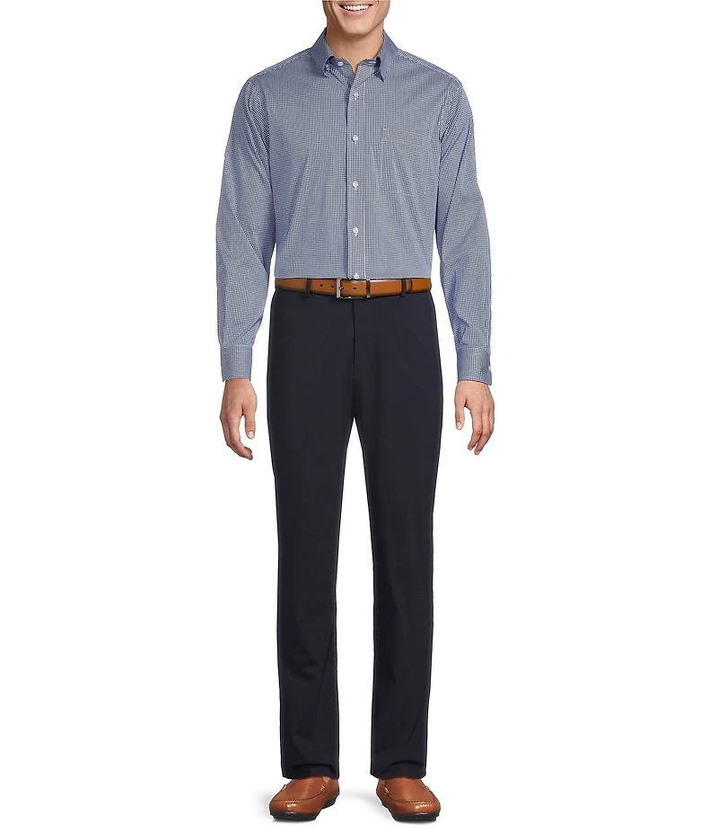 Cremieux Signature Label The ETA Long Sleeve Hidden Button Down Collar Gingham Woven Shirt
