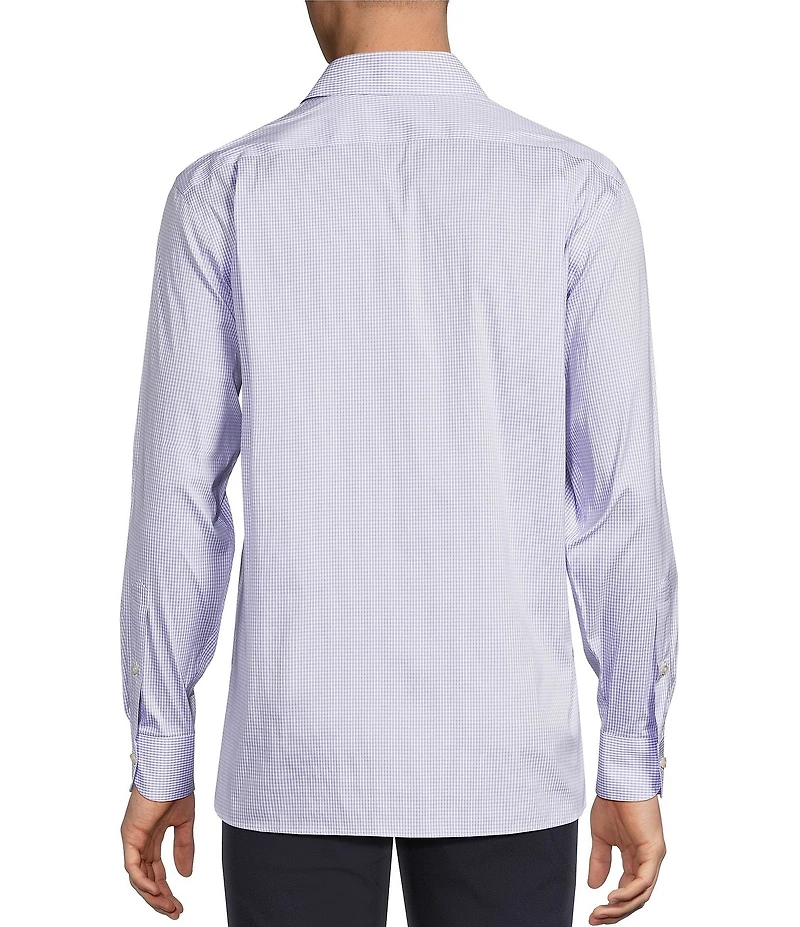 Cremieux Signature Label The ETA Long Sleeve Hidden Button Down Collar Gingham Woven Shirt
